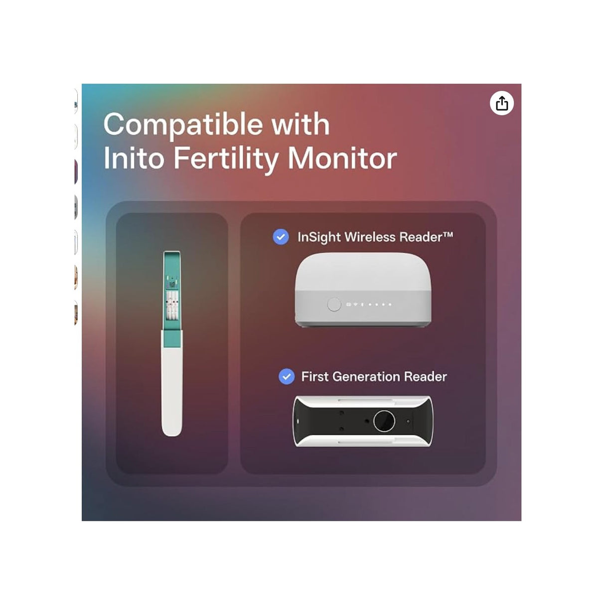 Inito Fertility Monitor Dual LH Test Strips | Pack of 20