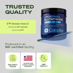 Cata-Kor Liposomal Glutathione – Ultra High Absorption with Resveratrol, Vitamin C, Selenium & Vitamin B2 (60 Count (Pack of 1))