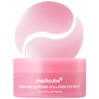 medicube Eye Patch PDRN Caffeine Collagen - Firming Gel Patches, 30 Pairs | Age-Defying Care with Retinol & Collagen - Gel Patches for the appearance of Dark Circles, Undereye Bags, Korean Skincare