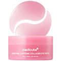 medicube Eye Patch PDRN Caffeine Collagen - Firming Gel Patches, 30 Pairs | Age-Defying Care with Retinol & Collagen - Gel Patches for the appearance of Dark Circles, Undereye Bags, Korean Skincare