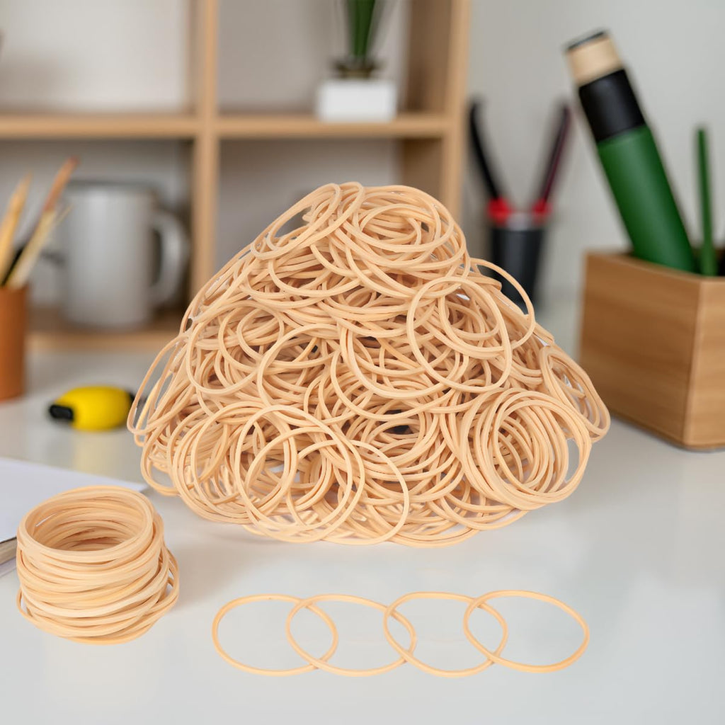 Rubber Bands Size16 Small Rubber Band 530pcs Beige Size#16 Heavy Duty