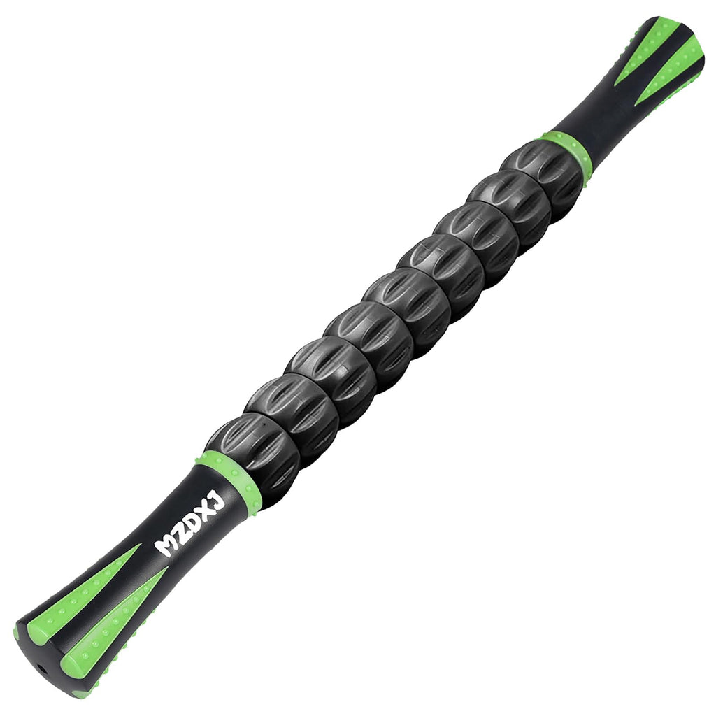 Buy now Muscle Roller Massage Roller Stick- Deep Tissue Fascia Blaster for Myofascial Pain Relief, Lymphatic Drainage & Body Sculpting, Handheld Physical Therapy & Recovery Tool (Black White-24 inch) at indiglob india