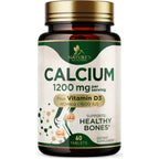 Calcium 1200 mg with Vitamin D3 - Bone Health Supplement, Vitamin D & Calcium Supplements for Women & Men - Bone Strength, Teeth & Immune Support, Nature's Calcium Pills, Bottled in USA - 180 Tablets