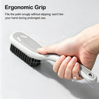 SetSail Soft Bristle Scrub Cleaning Brush 3 Pack Laundry Brush Gray White