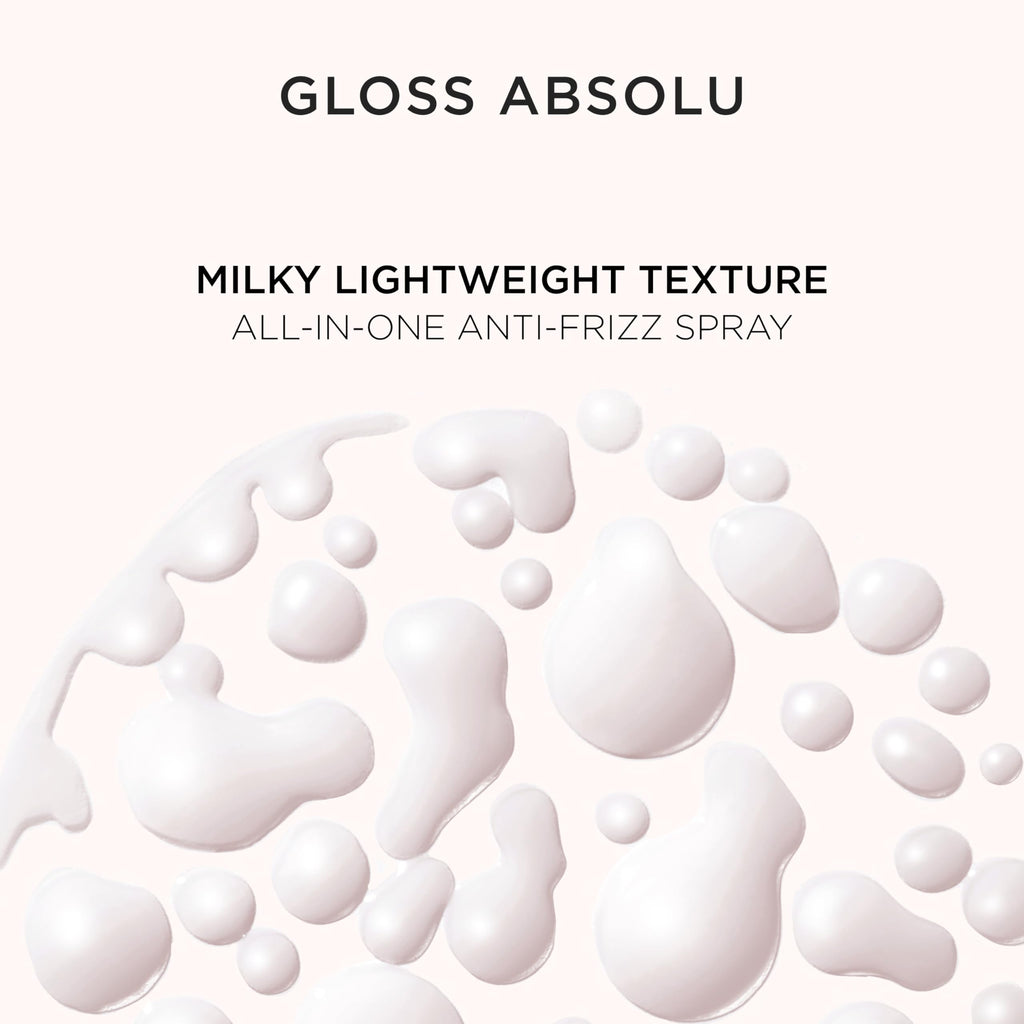 Kerastase Gloss Absolu Anti-Frizz Glaze Milk - Instantly Detangles, Hydrates & Smooths, Eases Blow-Dry, Absorbs Frizz & Fly-Aways, Protects from Heat & Humidity, For Long Hair