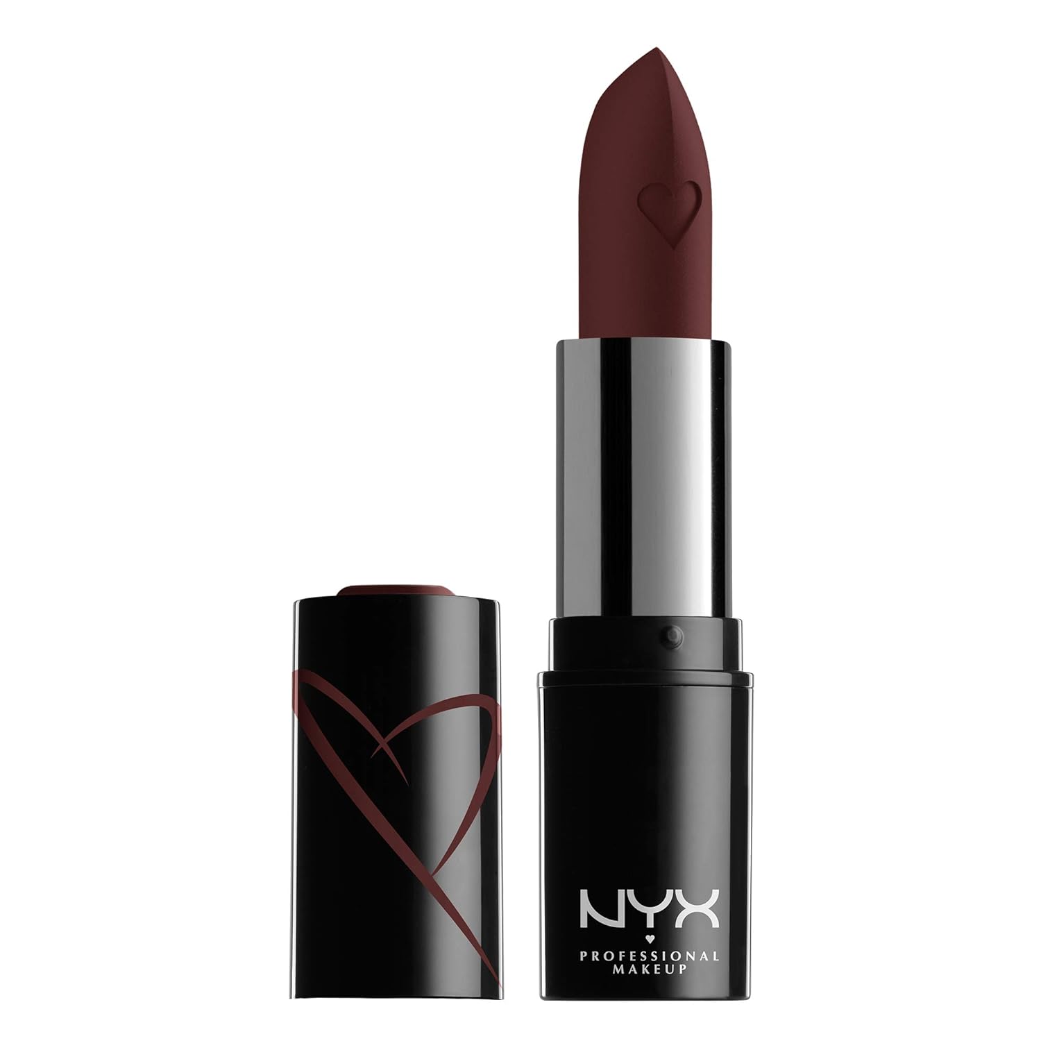 Buy now NYX PROFESSIONAL MAKEUP Shout Loud Satin Lipstick, Infused With Shea Butter - Hot In Here (Burnt Red) 1 Count (Pack of 1) So Dramatic at indiglob india