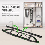 KAKICLAY New Upgrade Pull Up Bar for Doorway - Foldable Design & Space-Saving, Upto 440 Lbs Capacity, No Screwing or Slipping - USA Original Patent, Designed, Shipped, Warranty
