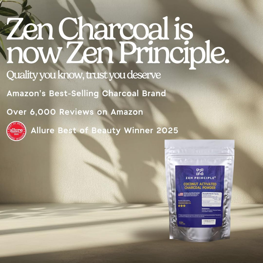 Buy now Zen Principle Hardwood Activated Charcoal Powder 100 Percent from USA Trees. All Natural. Whitens Teeth, Rejuvenates Skin and Hair, Supports Better Digestion, 8 oz. at indiglob india