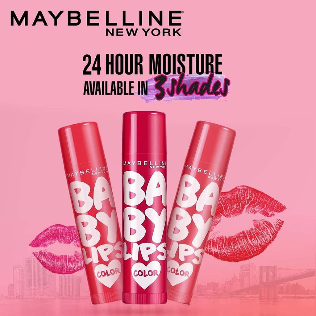 Buy now Maybelline Baby Lips Color SPF 11 Lip Balm 4g (Cherry Kiss) at indiglob india