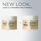 RoC Resurfacing Disks, Line Smoothing Exfoliating Makeup Remover Pads 28 CT | Disks for wrinkles and skin tone, self-foaming exfoliating face pads with glycerin, textured + smooth sides, non-comedogenic