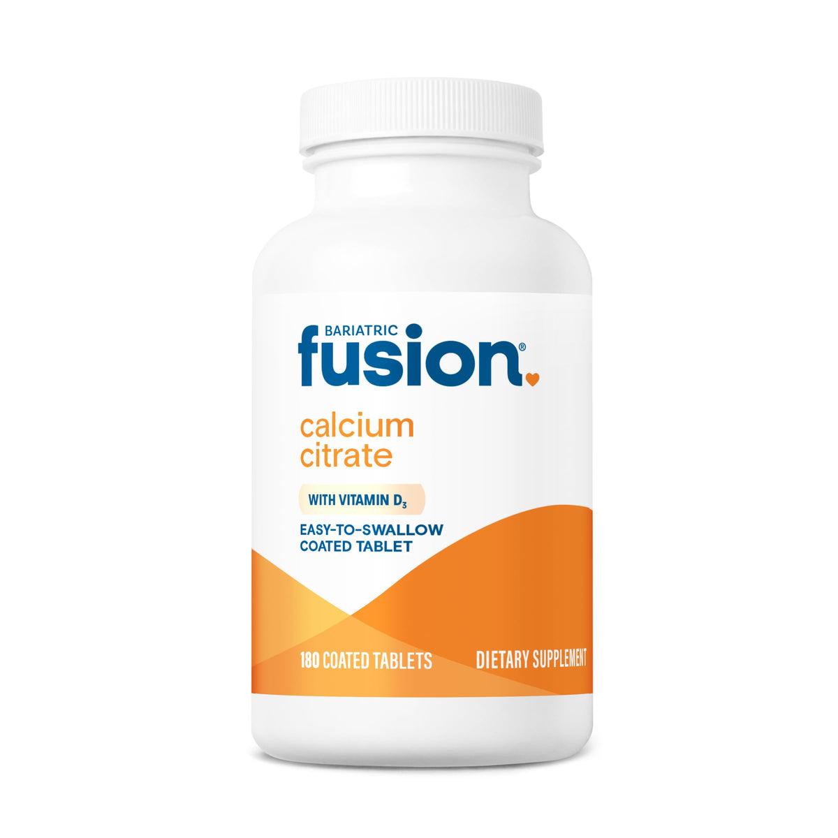 Bariatric Fusion Calcium Citrate with Vitamin D3, 180 Tablets