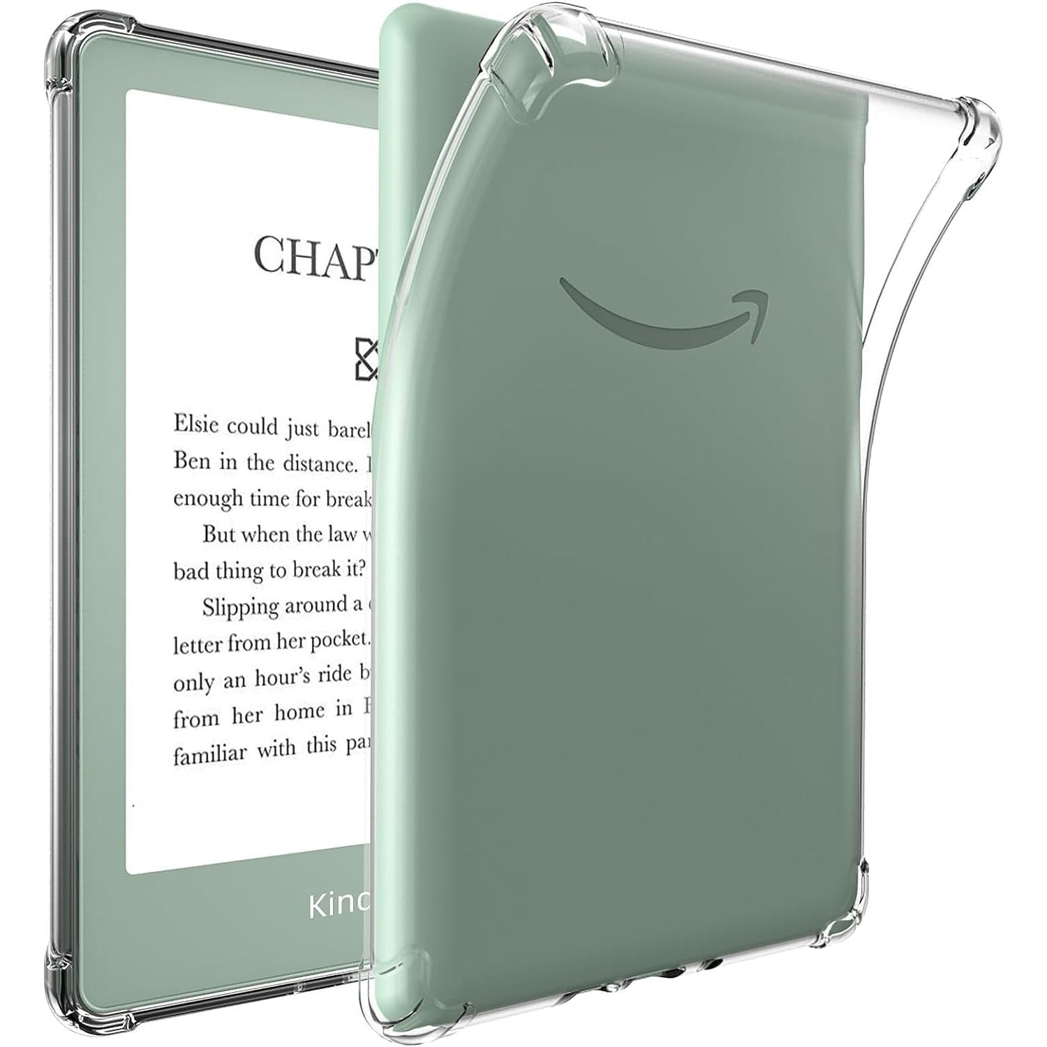 Buy now Clear Case for 6.8" Kindle Paperwhite 11th Generation 2021 and Signature Edition TPU Back Cover, Bumper Corners Slim Protective Case for 11th Gen Kindle Paperwhite- Transparent (Transparent) at indiglob india