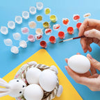 36 Empty Paint Pots with Lids, 5 ml/0.17 OZ Clear Empty Storage Paint Containers, Mini Painting Cup Arts Crafts Containers for Summer Camp Kids Classrooms Schools Art Festivals etc