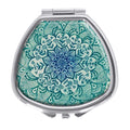 Buy now Pill Box,Green Mandala Pill Case for Purse Pocket Pill Organizer Decorative Boxes Silver Single Compartment Travel Medicine Tablet Holder Wallet Default at indiglob india