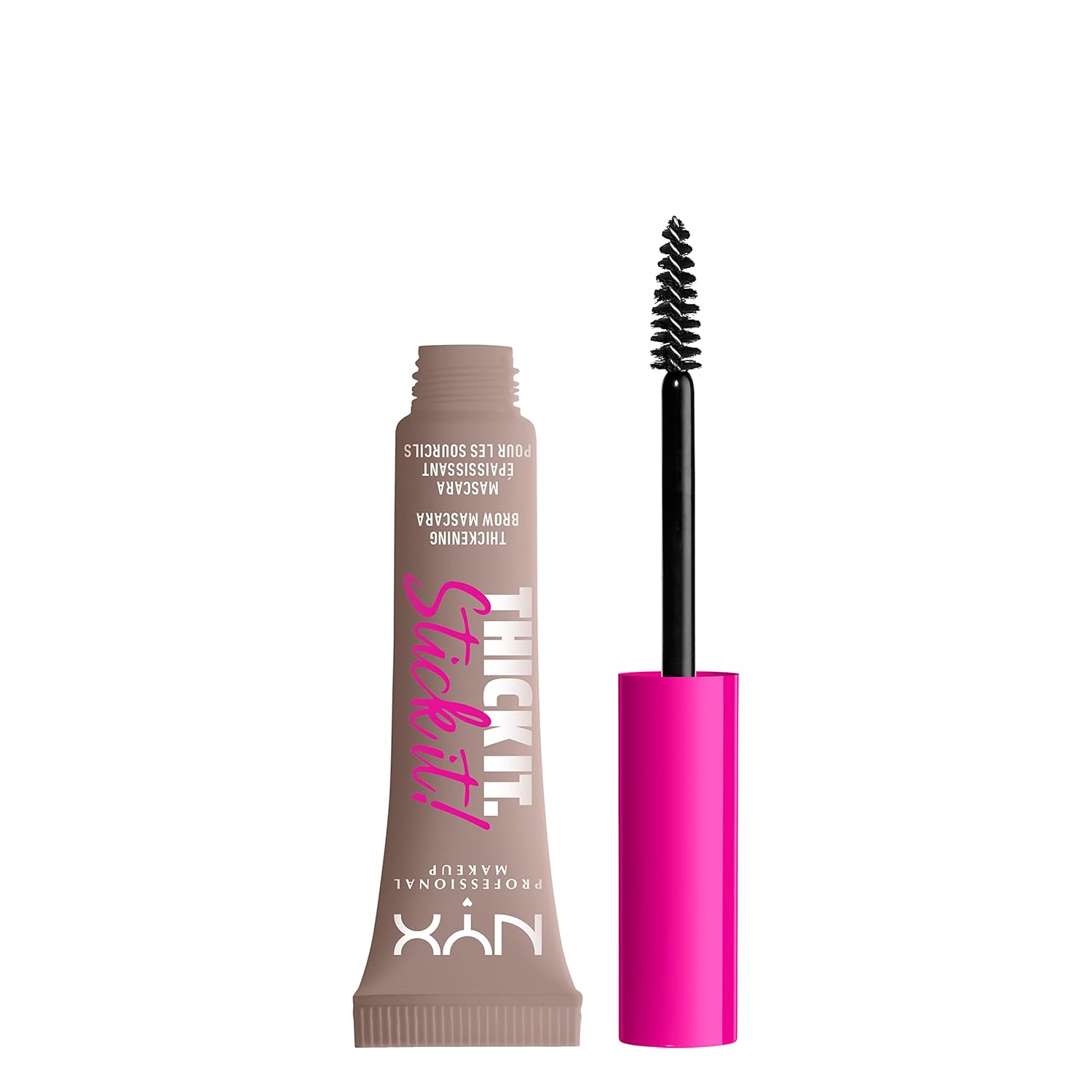 Buy now NYX PROFESSIONAL MAKEUP Thick It Stick It Thickening Brow Mascara, Eyebrow Gel - Black 0.23 Fl Oz (Pack of 1) 02 COOL BLONDE at indiglob india
