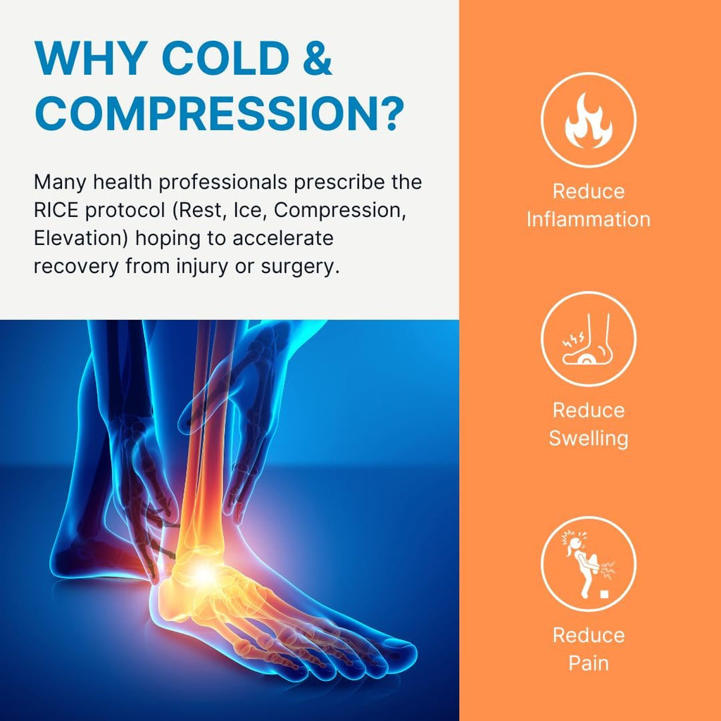 Buy now NatraCure Plantar Fasciitis Cold Therapy Socks with Compression Band - Cold Socks, Reusable Ice Socks For Feet, Ice Packs For Feet, Arch Pain, Heel Pain, Swelling - FBA708 CAT - (Size: Small/Medium) at indiglob india