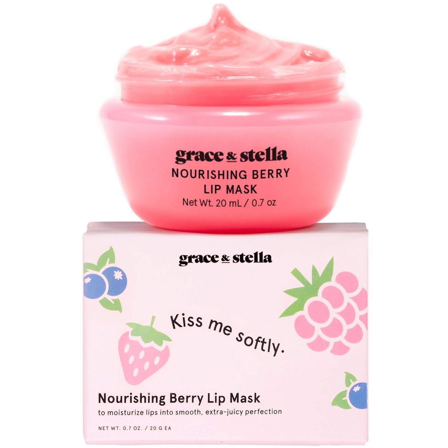 grace & stella Award Winning Lip Butter - Hydrating Lip Balm (3 - Pack) | Nourishing Lip Mask Travel Essentials, Travel Size Toiletries, Birthday Gifts for Women & Teens - Overnight Lip Repair -Vegan