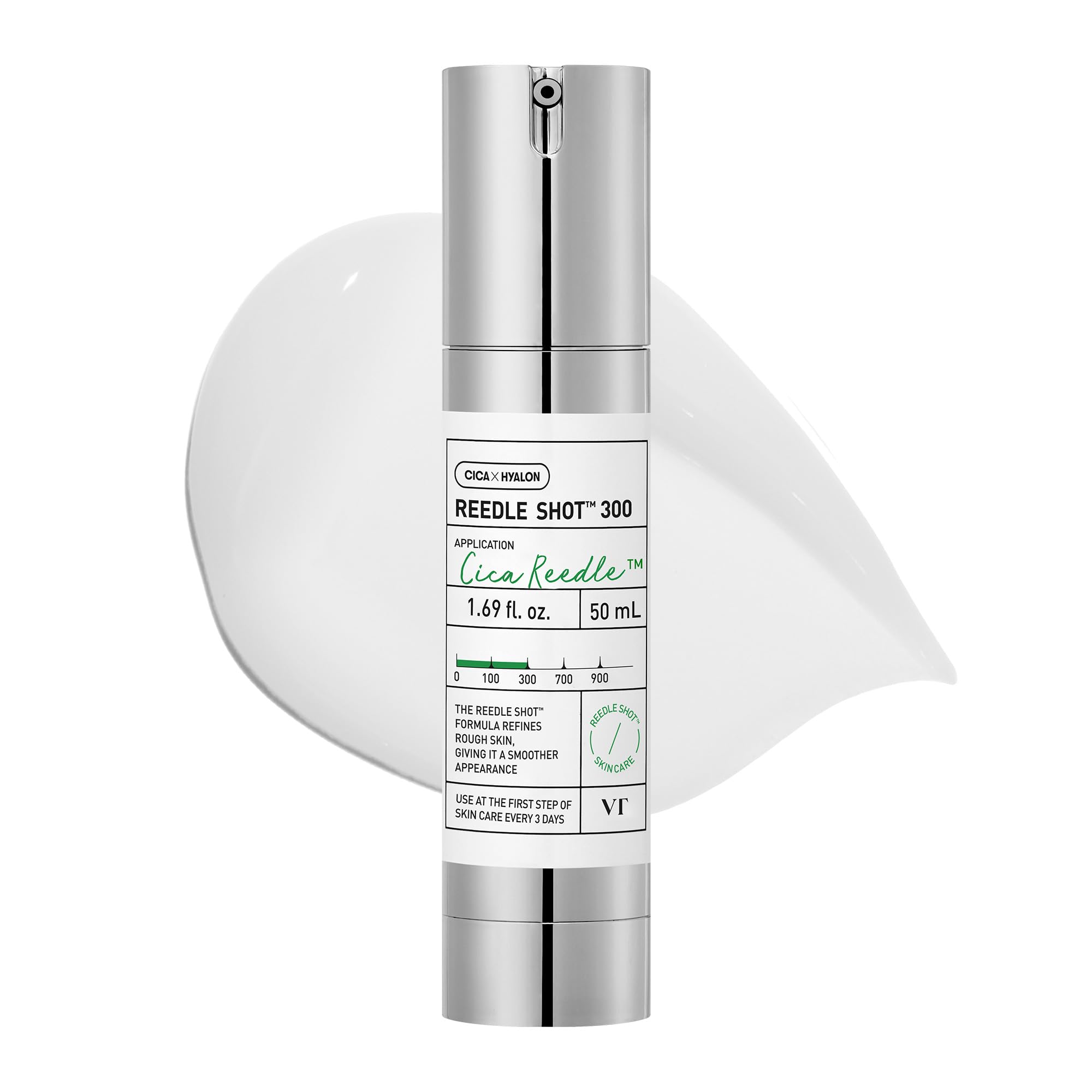 VT COSMETICS CICA Reedle Shot 100 Microneedling Serum | Spicule, Pore Care & Exfoliation, Exosome, Centella Asiatica for Glass Skin, Skin Texture