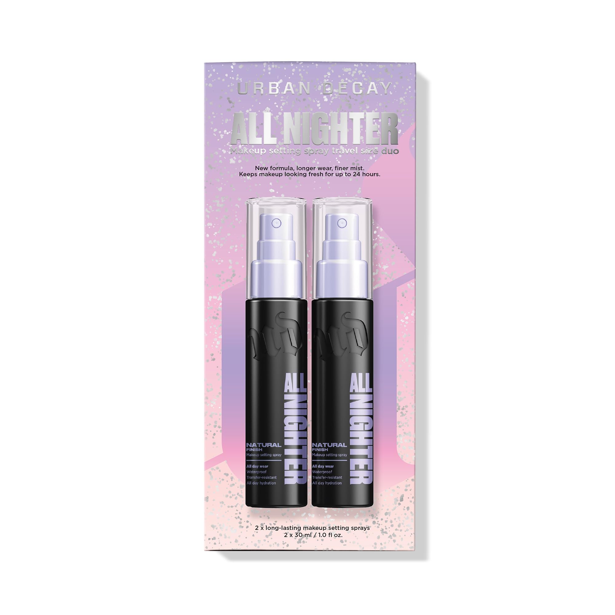 Urban Decay All Nighter Waterproof Makeup Setting Spray - Natural Finish | Up to 24HR Hold, Transfer-resistant Primer Setting Spray for Foundation, Sweat-resistant, Ultra-fine Hydrating Facial Mist