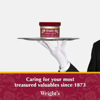 Buy now Wright's by Weiman Cream Copper and Brass Cleaner - Gently Cleans and Removes Tarnish without Scratching, Polishing Cloth Included at indiglob india