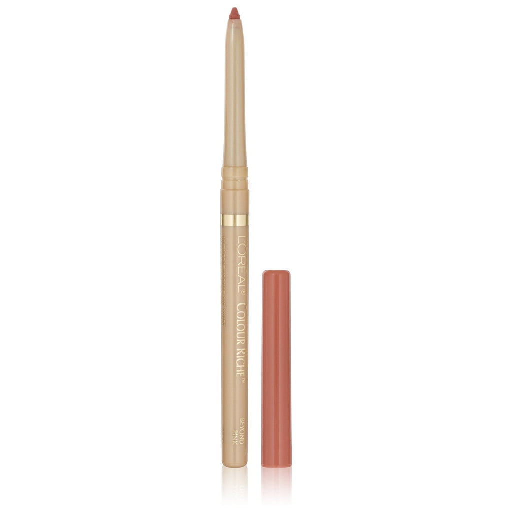 Buy now L'Oreal Paris Colour Riche Lip Liner Pencil, Creamy Lip Liner with Omega 3 and Vitamin E, 783 More Chocolate (Brown) Beyond Pink 0.01 Ounce (Pack of 1) at indiglob india