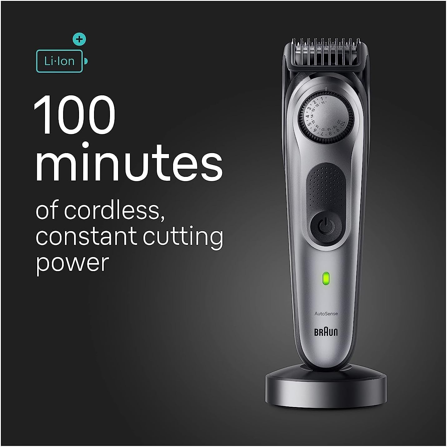 Buy now Braun All-in-One Style Kit Series 7 7410, 8-in-1 Trimmer for Men with Beard Trimmer, Body Trimmer for Manscaping, Hair Clippers & More, Sharpest Blade, 40 Length Settings, Waterproof at indiglob india