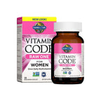 Garden of Life Vitamin Code Raw One for Women, Once Daily Women's Multivitamin - 75 Capsules, One a Day Vitamins Whole Food Iron, Probiotics for Digestive Health, Gluten Free Vegetarian