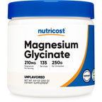 Nutricost Magnesium Glycinate Powder (250 Grams) Unflavored