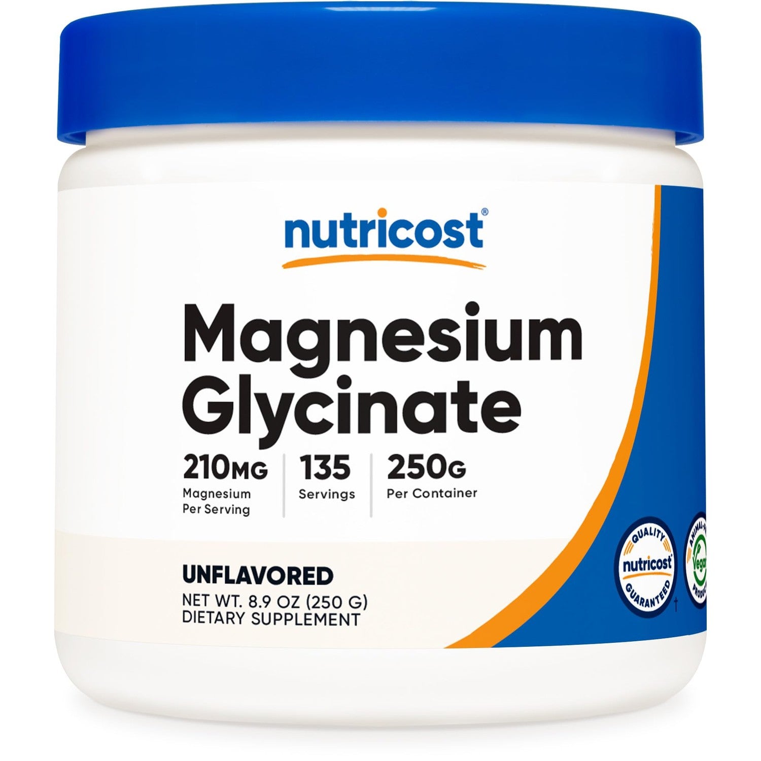 Nutricost Magnesium Glycinate Powder (250 Grams) Unflavored