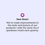 OLLY Immunity Sleep Gummy, Immune and Sleep Support, 3mg Melatonin, Echinacea, Zinc, Vitamin C, Chewable Supplement, Midnight Berry - 60 Count