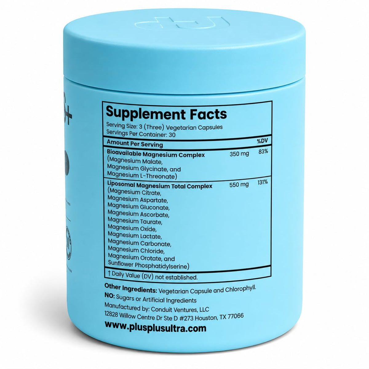 Magnesium Complex for Women & Men, 900mg, 13 Forms: Glycinate, L-Threonate