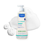 Mustela Stelatopia Eczema-Prone Skin Cleansing Gel - Baby Face & Body Wash with Natural Avocado & Sunflower Oil - Fragrance-Free & Tear Free