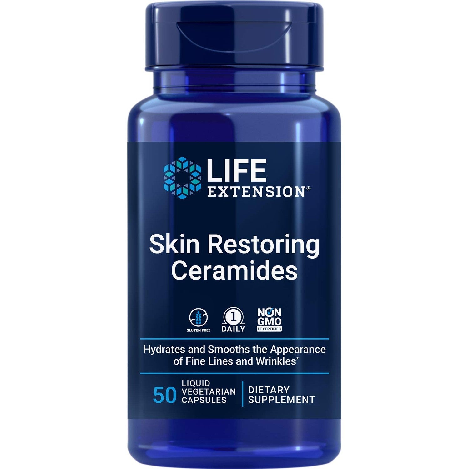 Life Extension Skin Restoring Ceramides for Wrinkles, 30 Liquid Capsules