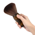 Buy now Anself Large Hair Cutting Neck Duster Brush Professional Barber Natural Fiber Wooden Handle Cutting Kits Type1 at indiglob india