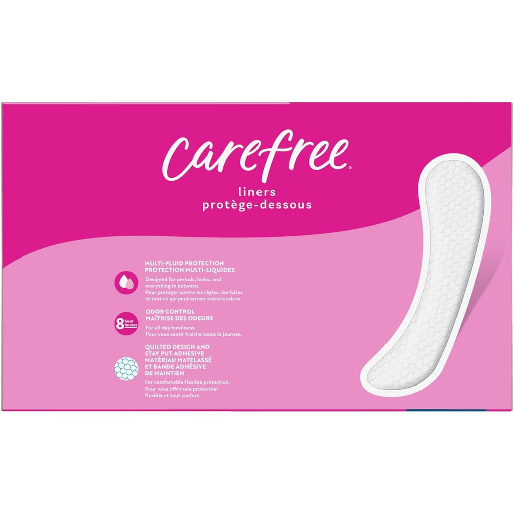 Buy now Carefree Panty Liners for Women, Extra Long, Unwrapped, Unscented, 100ct | Pantiliners, Carefree, Daily for Women, Light Periods and Leaks, 8-Hour Odor Control|100ct (Packaging May Vary) at indiglob india