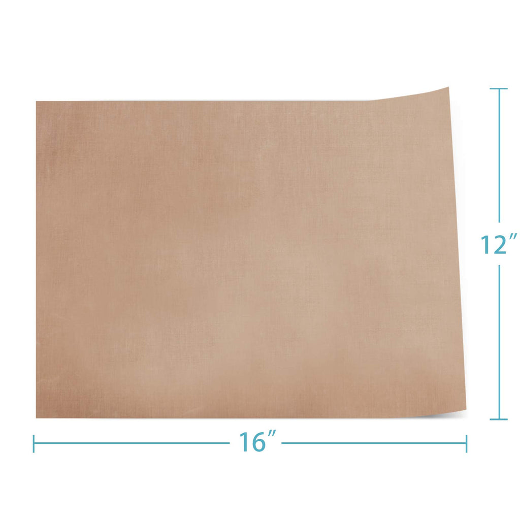 3 Pack Teflon Sheet For Heat Press, 12" x 16" Transfer Paper for T Shirts