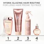 Kerastase Gloss Absolu Anti-Frizz Glaze Milk - Instantly Detangles, Hydrates & Smooths, Eases Blow-Dry, Absorbs Frizz & Fly-Aways, Protects from Heat & Humidity, For Long Hair