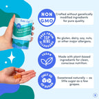 Teen Focus Gummies with Cognizin Citicoline, PS & Vitamin B3 for Ages 13-18 | Brain gummies for teens with Cognizin® citicoline and phosphatidylserine; caffeine-free choline gummies for focus and memory
