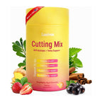 Cutting Drink Mix - GLP-1 Drink Mix | Dual-Action Prebiotic Formula for Gut Wellness Support & Healthy Energy Boost | Non-GMO, Gluten-Free & Vegan | Strawberry Açaí Flavor (30 Sticks)