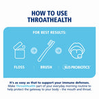 BLIS Throat Health Oral Probiotics K12 Immune Support, 60 Vanilla Lozenges