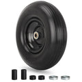 GICOOL 4.00-6 Flat Free Tire and Wheel, 13'' Solid Wheelbarrow Tire, 1 PK