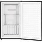Buy now Honeywell Compact Upright Freezer, 3 Cubic Feet, Single Door Upright Freezer with Reversible Door, for Home, Dorms, Apartment, Office- Black at indiglob india
