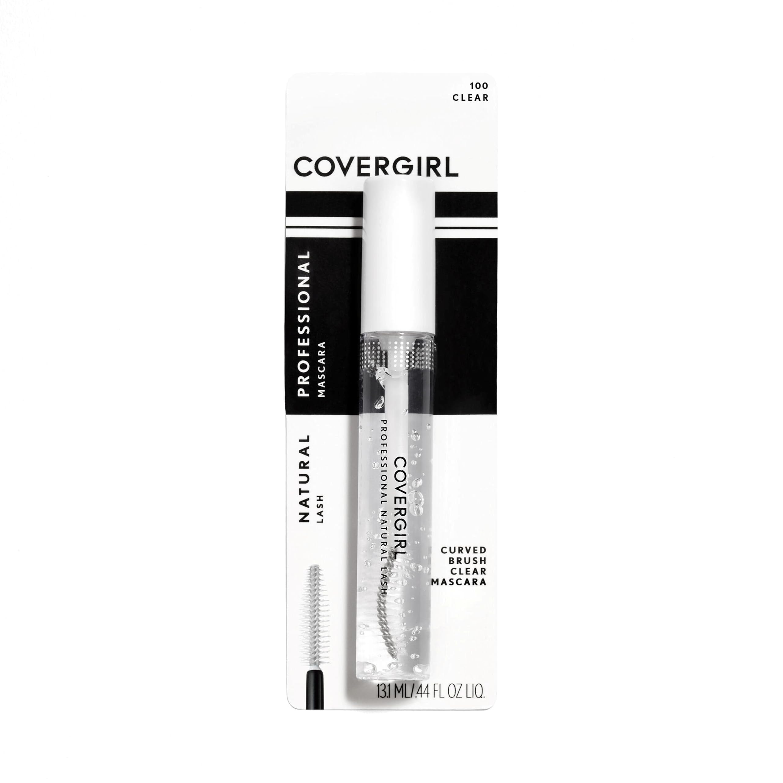 CoverGirl Professional Natural Lash Mascara, Clear [100] 0.34 oz (Pack of 2)