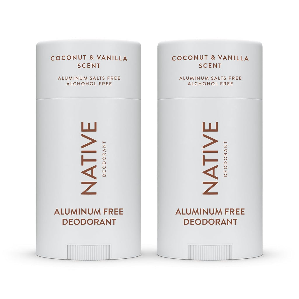 Buy now Native Deodorant Contains Naturally Derived Ingredients, 72 Hour Odor Control | Deodorant for Women and Men, Aluminum Free with Baking Soda, Coconut Oil and Shea Butter | Coconut & Vanilla at indiglob india