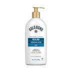 Gold Bond Healing Hydrating Body Lotion with Aloe, Moisturizer for Dry to Extra Dry Skin, 24-HR Hydration to Soothe & Comfort, Non-Greasy, Dermatologist-Tested, Light Scent, 24 Oz Family Size Pump