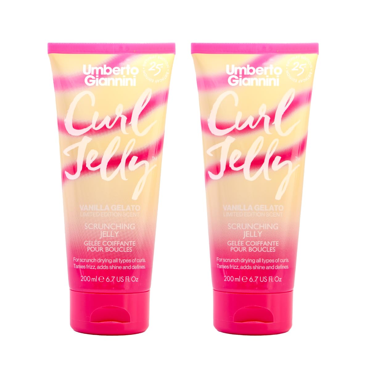 Buy now Umberto Giannini Curl Jelly Scrunching Jelly 6.7 fl Oz - Frizz Solution Defining Hair Gel for 2a-4c Curly, Wavy, Coily Hair - Vegan & Cruelty-Free at indiglob india