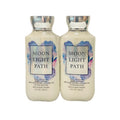 Bath & Body Works Bath and Body Works Moonlight Path Super Smooth Lotion Sets Gift For Women 8 Oz -2 Pack (Moonlight Path) blue 16 Fl Oz