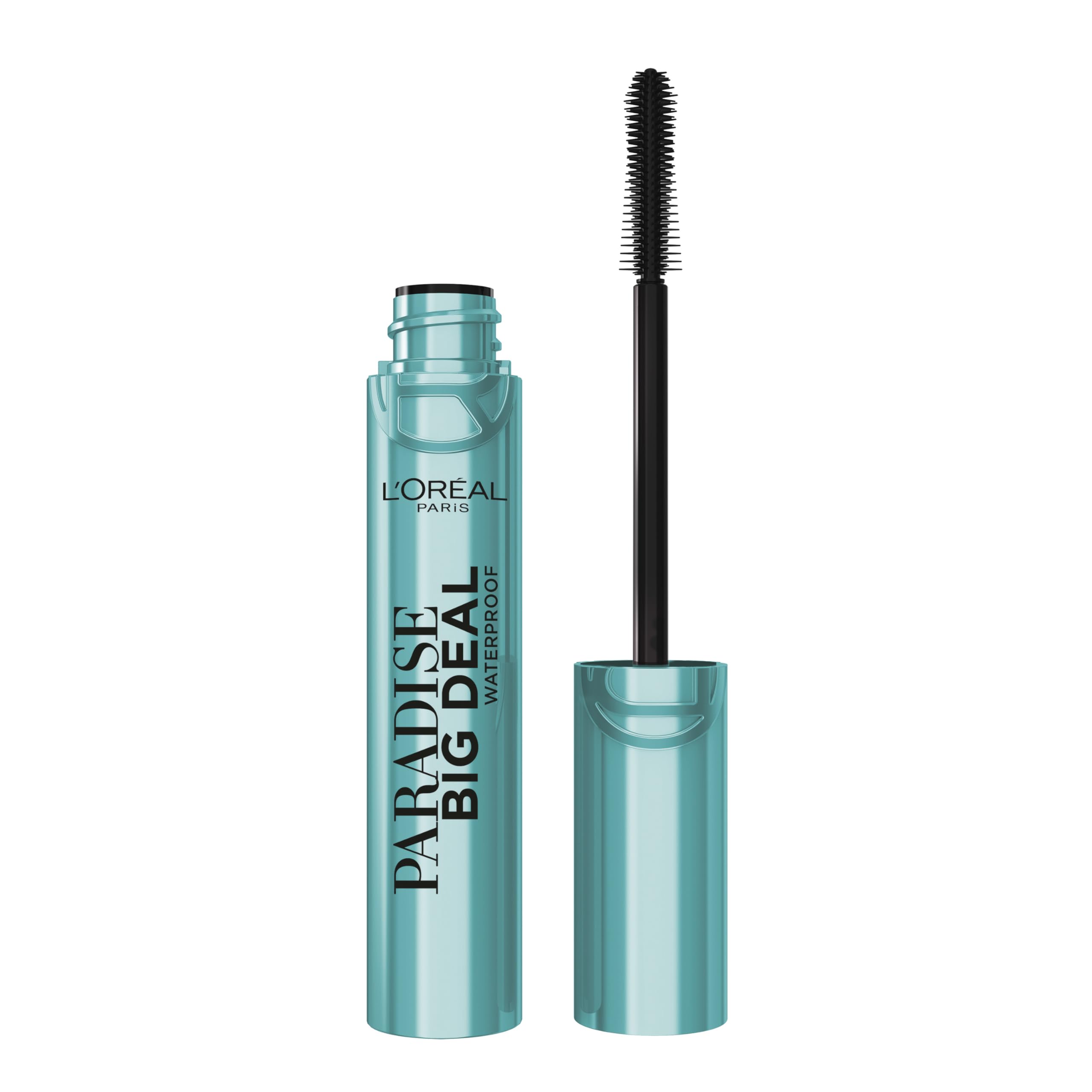 L'Oreal Paris Paradise Big Deal Mascara, Volumizing and Lengthening Formula, Buildable, Clump Resistant, Washable Blackest Black Mascara, 0.33 Fl Oz