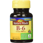 Nature Made Vitamin B-6 100 mg Tablets 100 ea (Pack of 4)