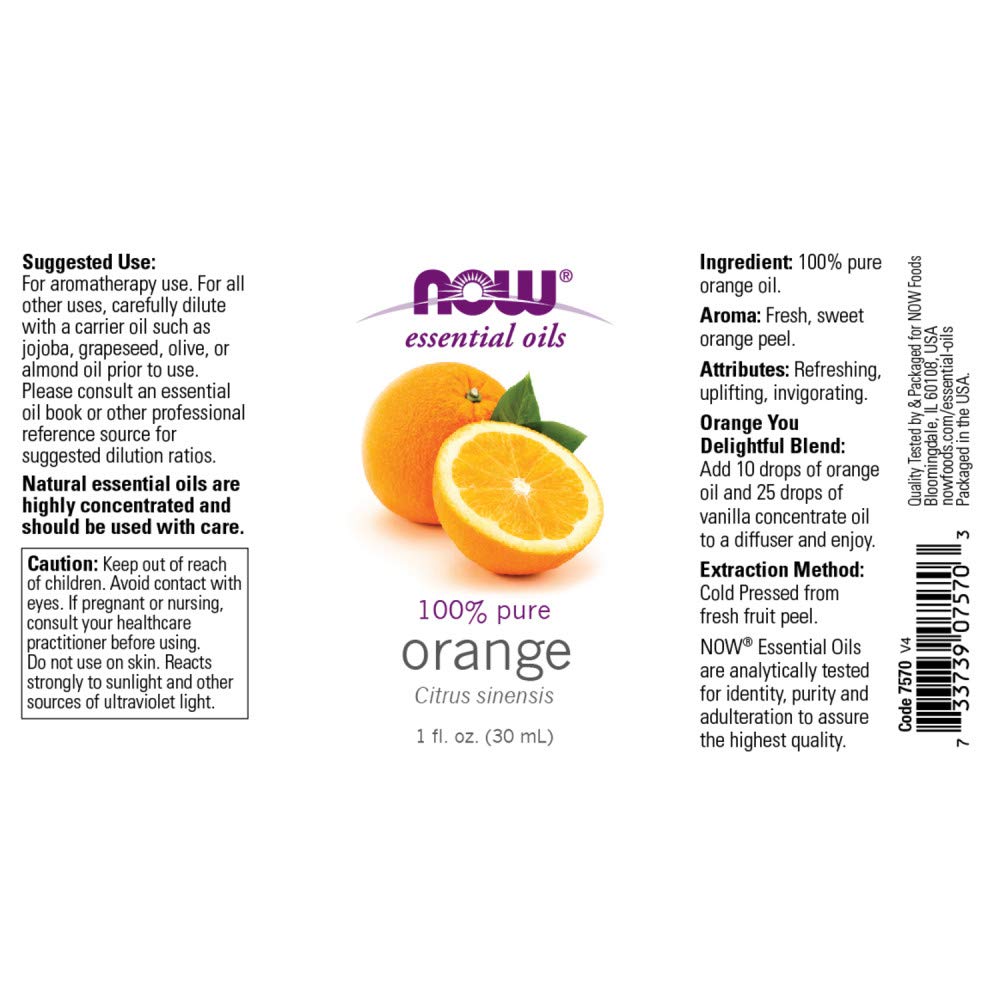 Buy now Now Foods 3-Pack Variety of Now Essential Oils Citrus Blend - Orange, Tangerine, Lemon at indiglob india